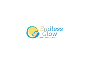 Endless Glow (Top) Tan / Spa / Cryo (Bottom) | Logo Design by Buck Tornado