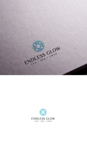 Endless Glow (Top) Tan / Spa / Cryo (Bottom) | Logo Design by logo_s