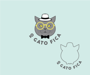 O Gato Fica | Logo-Design von renderman
