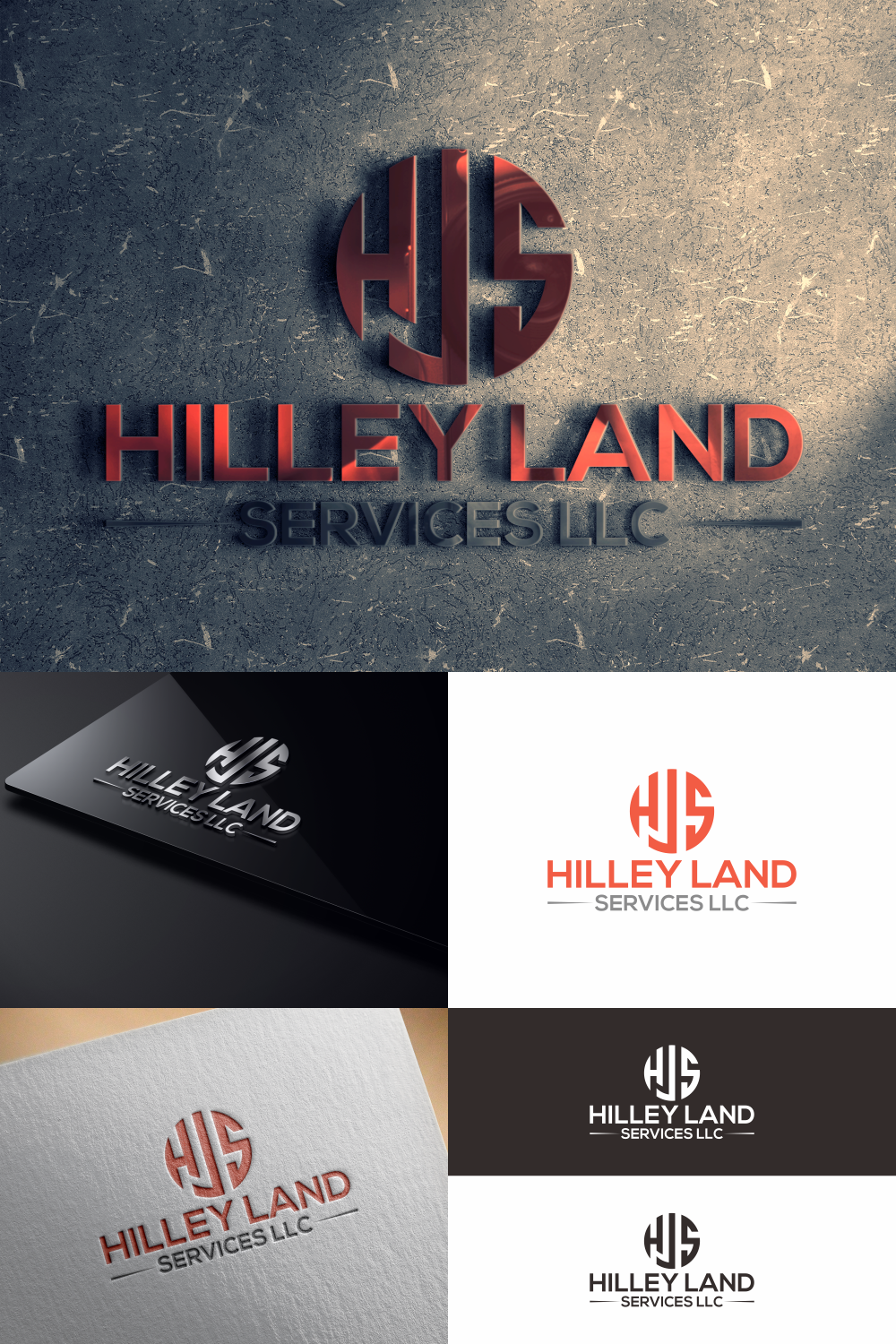 Logo Design by cihuuuuuu 2 for Hilley Land Services LLC | Design #18593717
