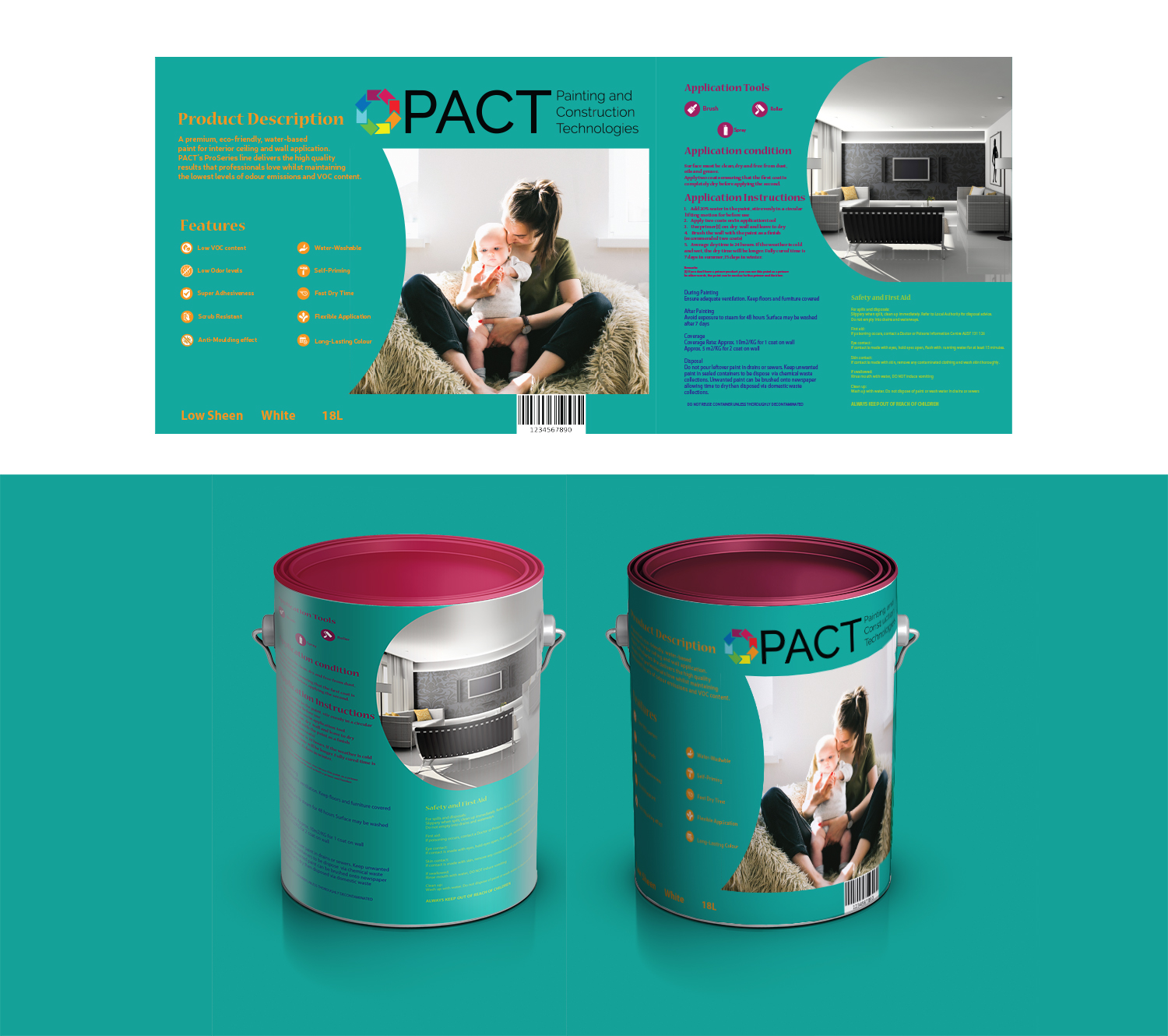 Etikett-Design von BEEZU für PACT  | Design #18631923