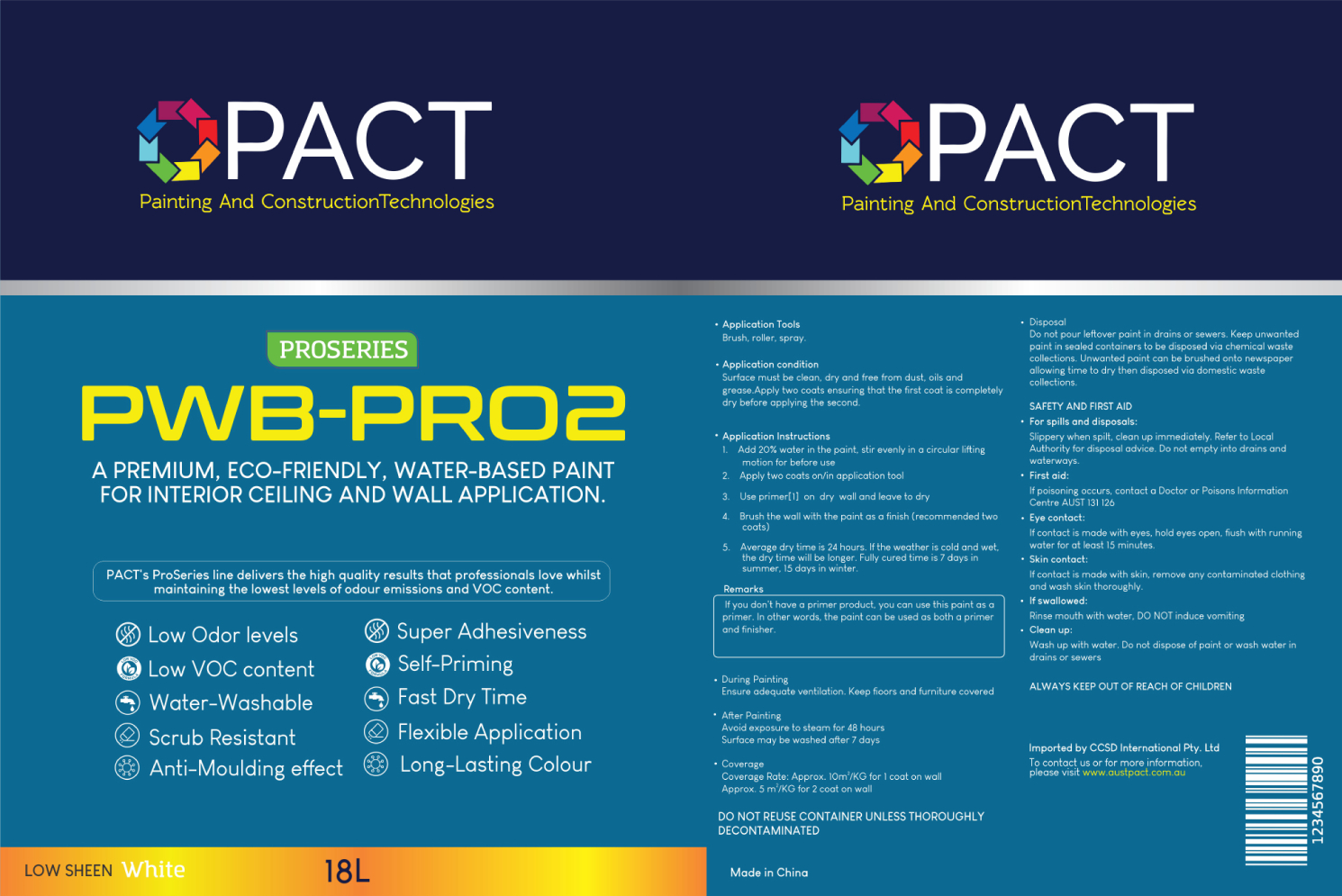Label Design by fumbh.designs for PACT  | Design #18647644