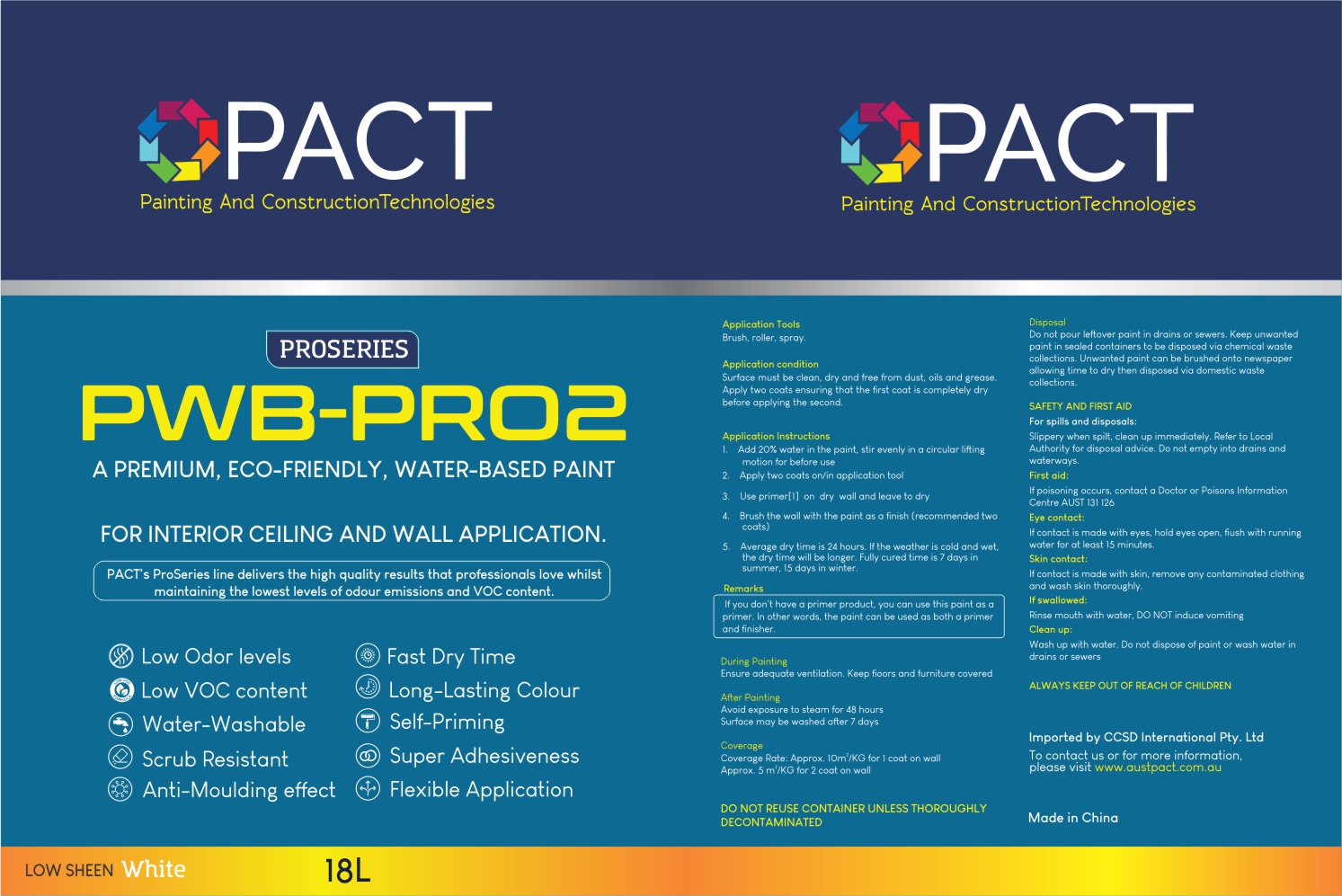 Label Design by fumbh.designs for PACT  | Design #18688208