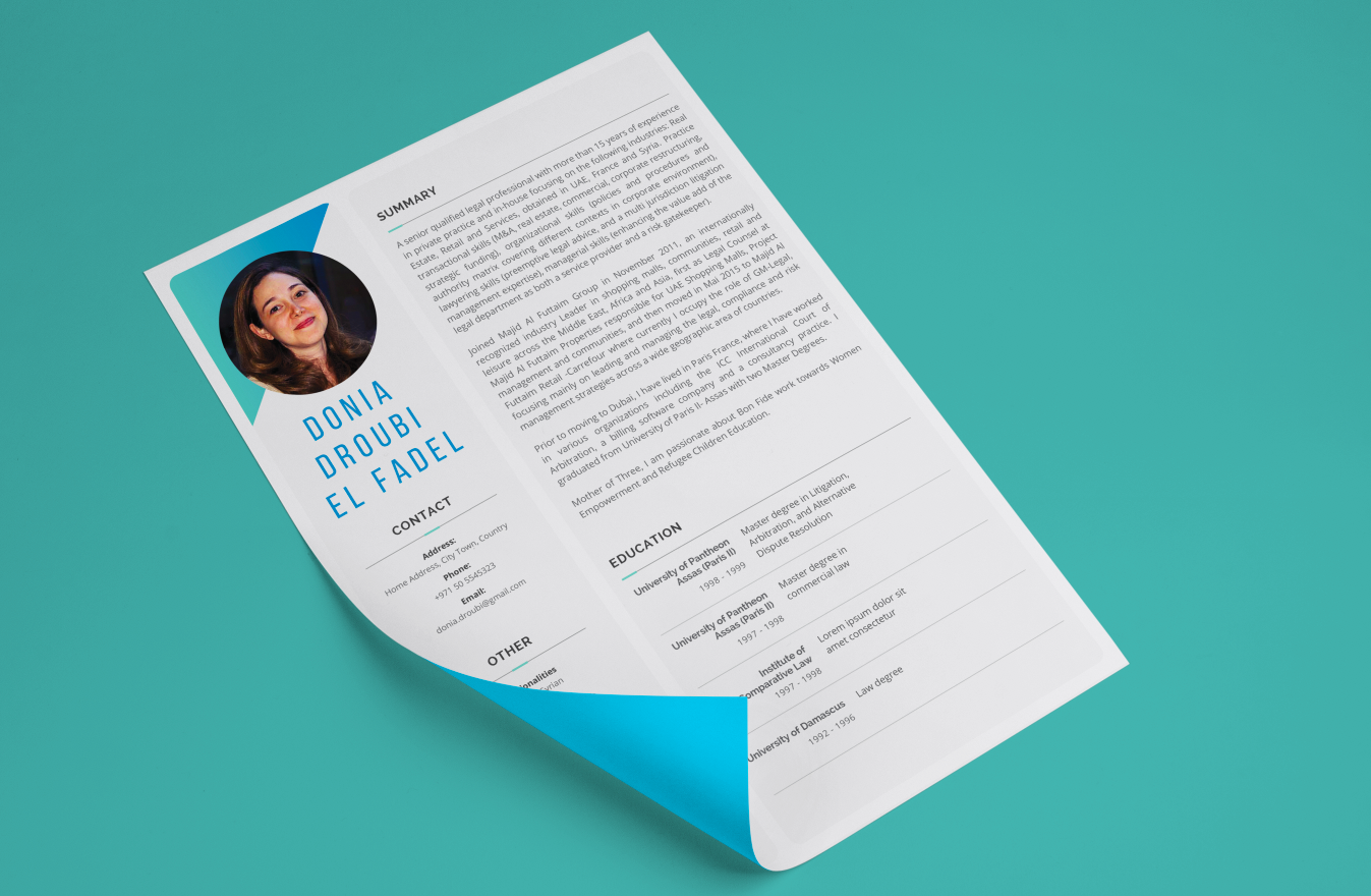 Diseño de Curriculum por Daniel James para NeF Consulting | Diseño #18691470