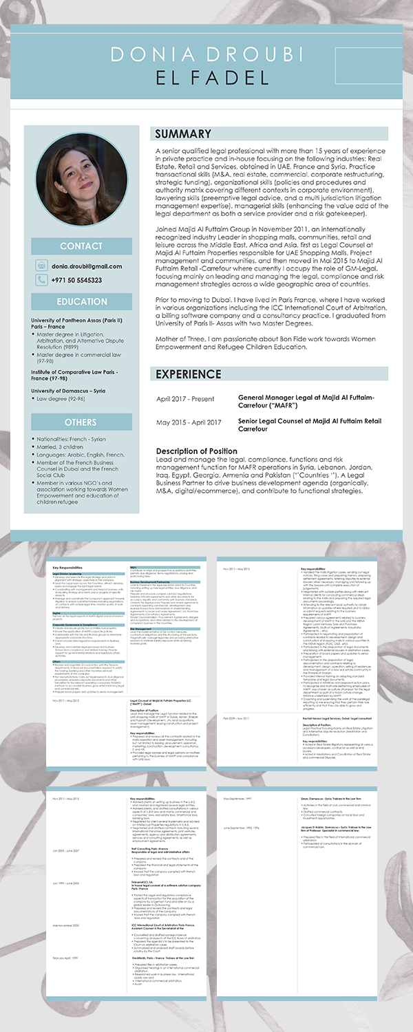 Lebenslauf-Design von CatEyesStudio für NeF Consulting | Design #18686171