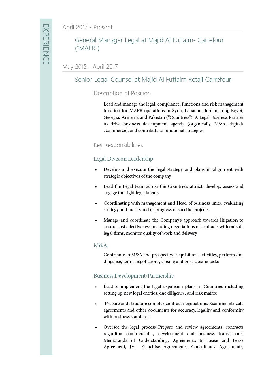 Resume Design by ivan 777 for NeF Consulting | Design #18677387