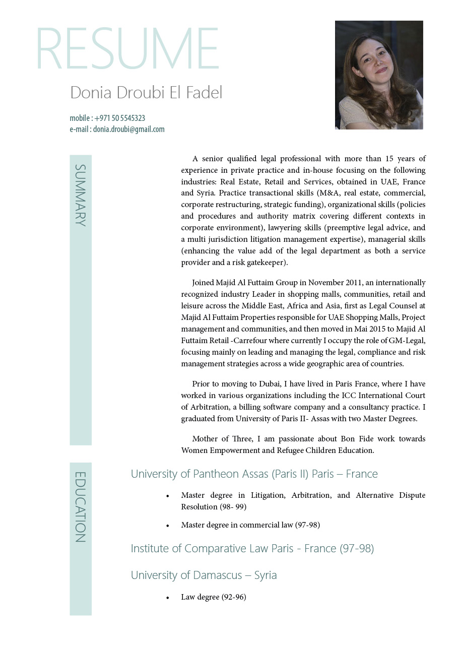 Resume Design by ivan 777 for NeF Consulting | Design #18677388