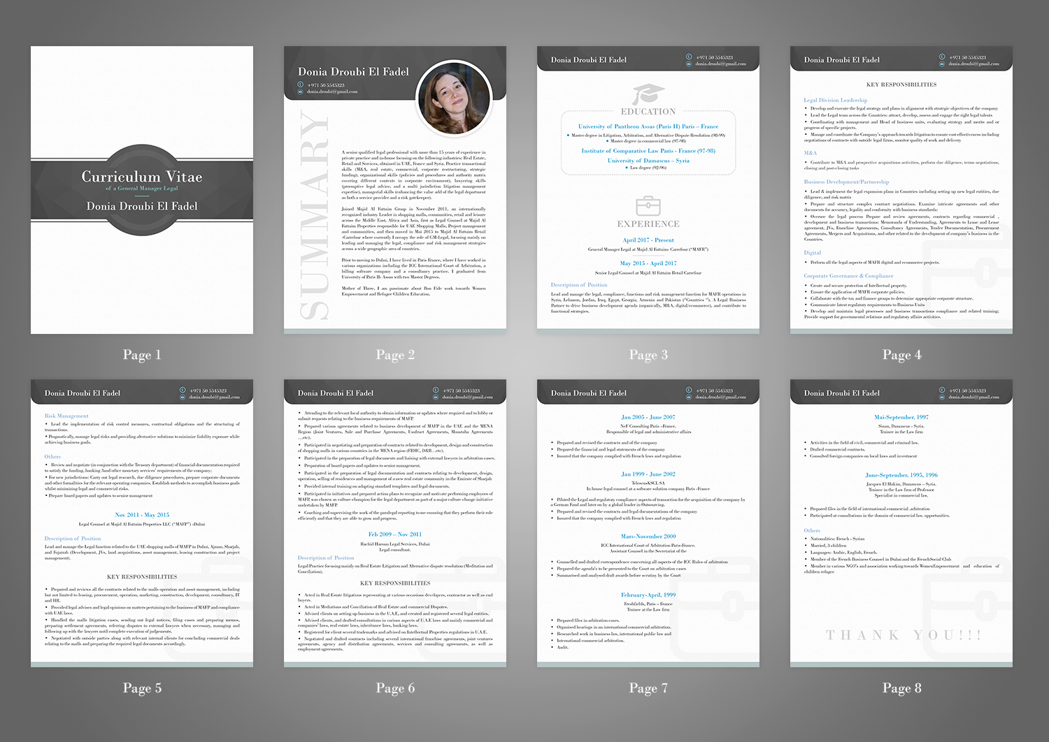 Resume Design by ARTOGRAPHY for NeF Consulting | Design #18619403