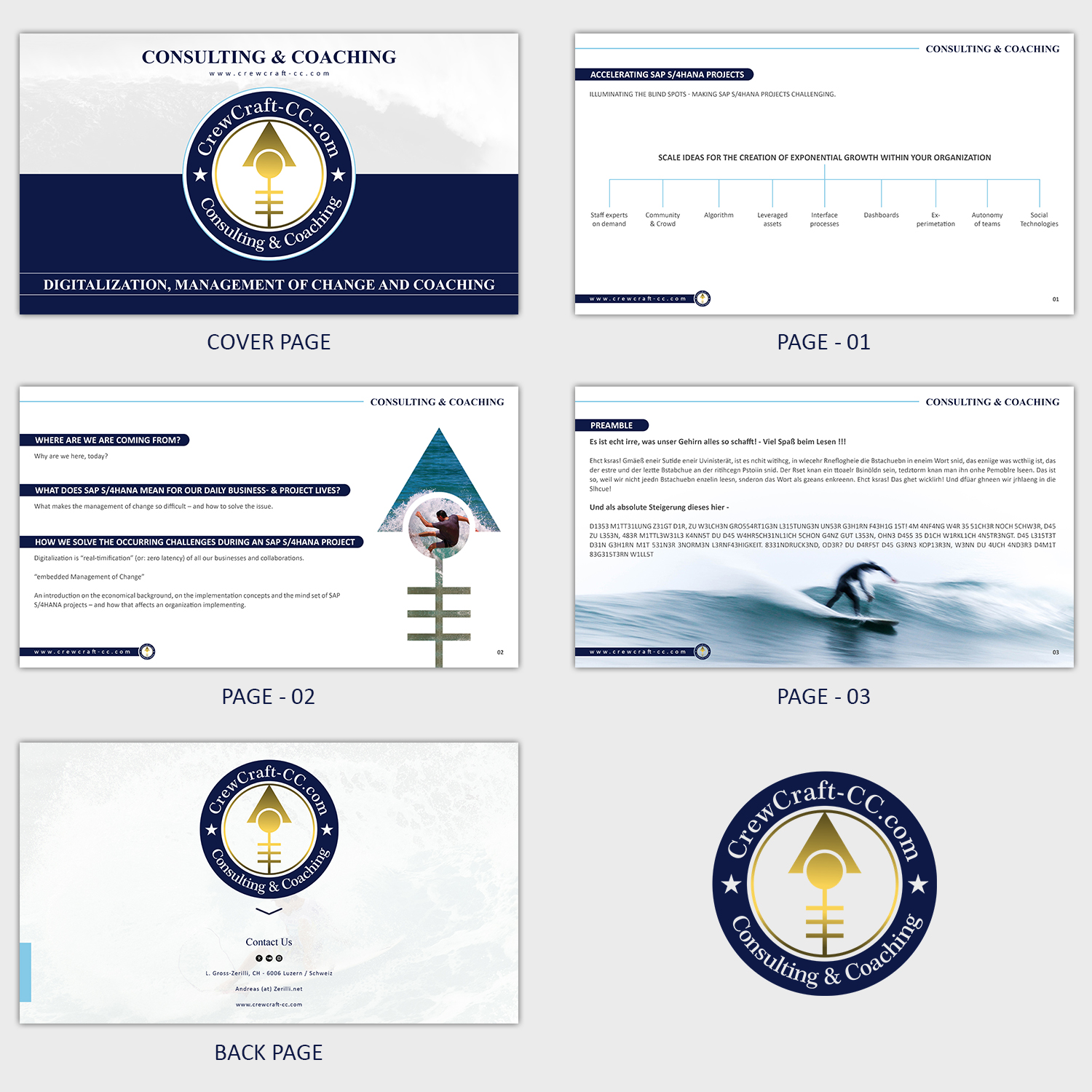 PowerPoint-Design von SAI DESIGNS für Crewcrafter GmbH | Design #18694178