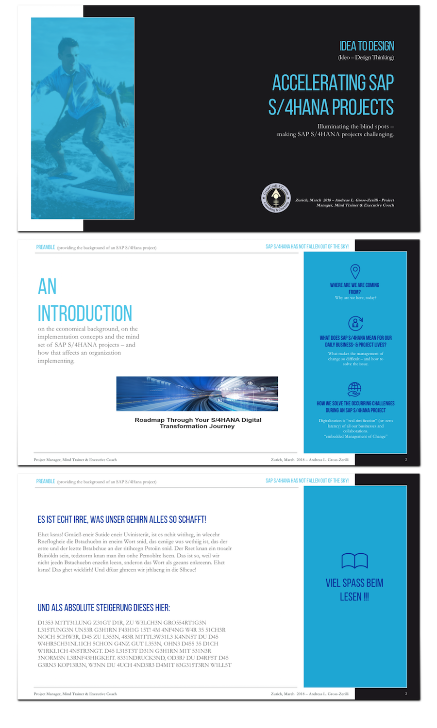 PowerPoint Design by StonyDog Design for Crewcrafter GmbH | Design #18606430