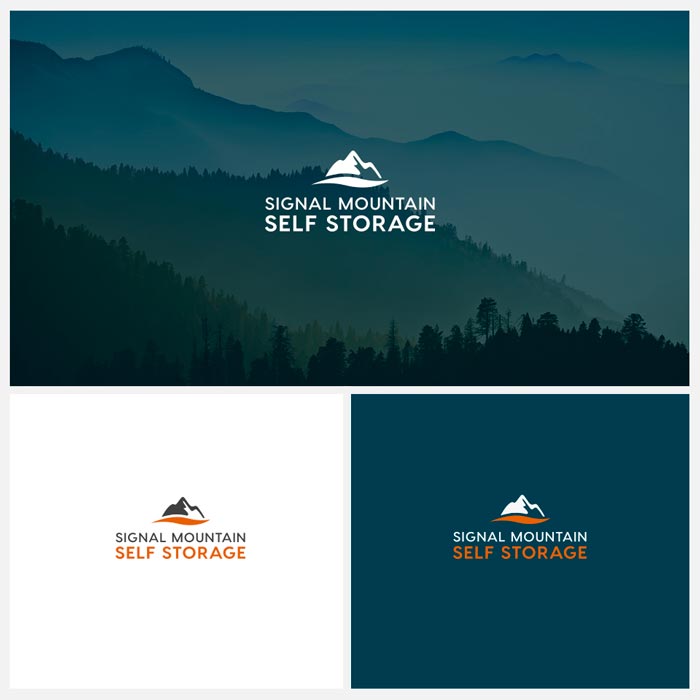 Elegant, Playful Logo Design for Signal Mountain Self Storage by madeli