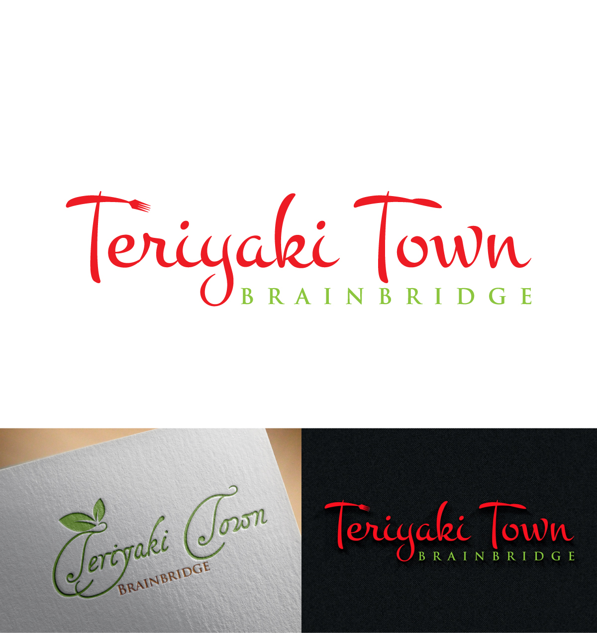 Logo Design by imyounuspathan 2 for Teriyaki Town | Design #18594397