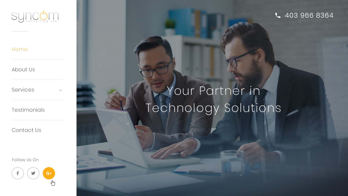 Web Design by Jyotsna Dutta for Syncom Consulting Inc. | Design #18714998