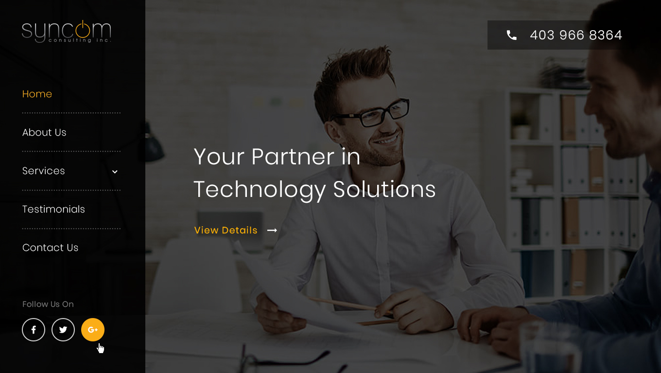 Web Design by Jyotsna Dutta for Syncom Consulting Inc. | Design #18715031