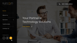 Web Design by Jyotsna Dutta for Syncom Consulting Inc. | Design: #18715031
