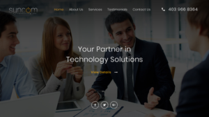 Web-Design von Jyotsna Dutta für Syncom Consulting Inc. | Design #18715037
