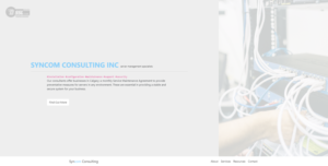 Web-Design von StevenPowers für Syncom Consulting Inc. | Design #18678161