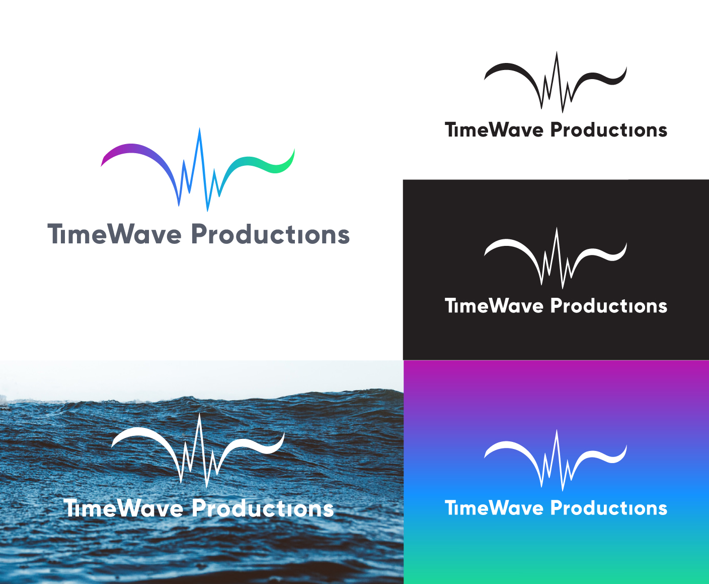 Logo Design by Mustafa ALJ for TimeWave Productions | Design #18589153