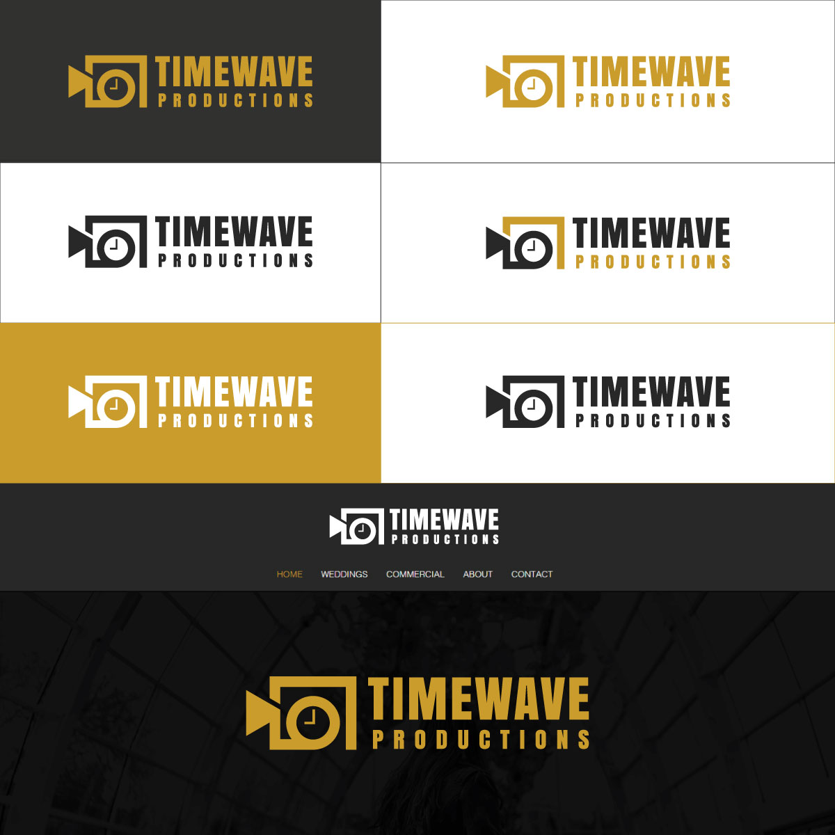 Logo Design by psychophic for TimeWave Productions | Design #18598928