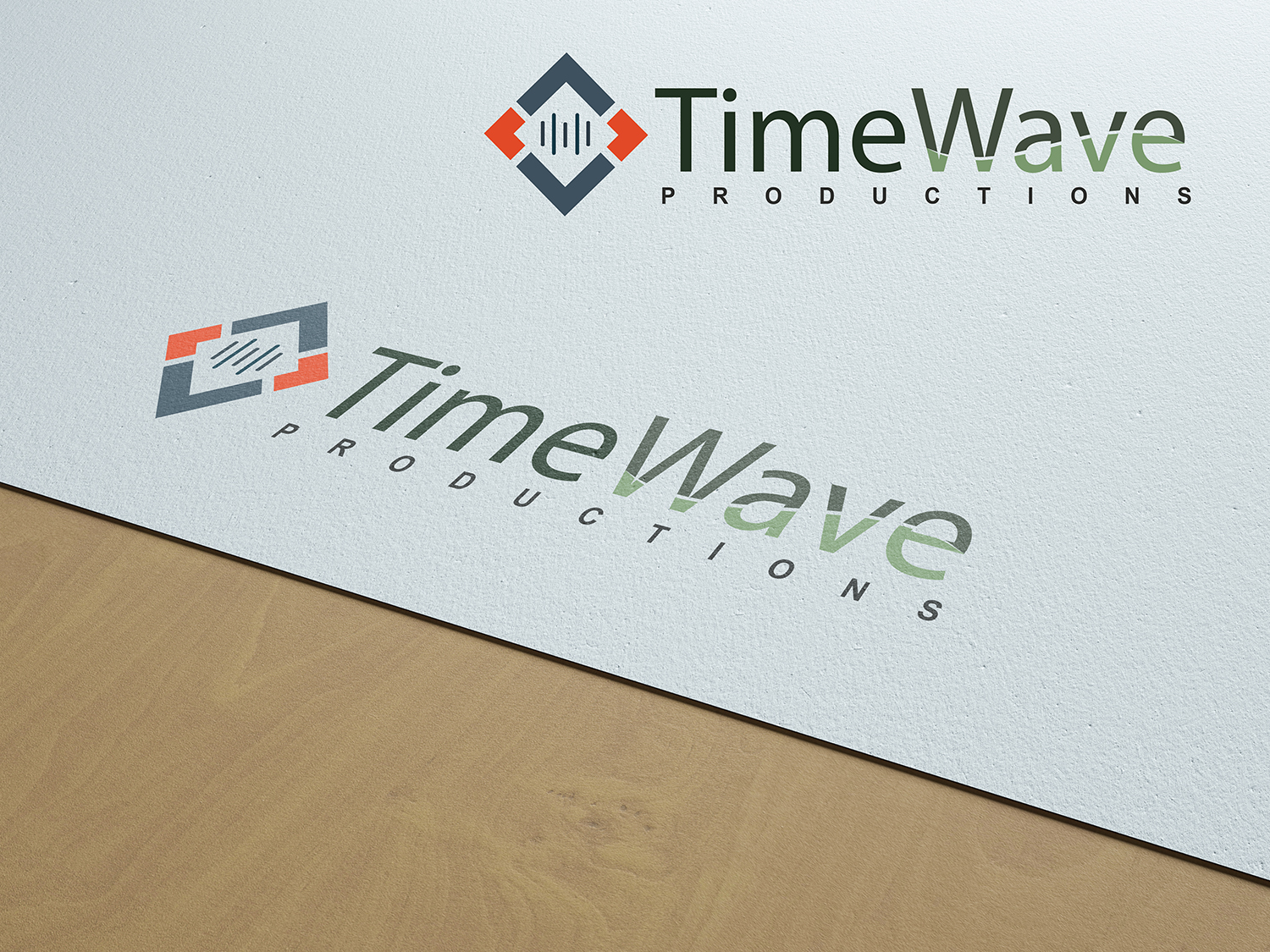 Logo-Design von Andre S für TimeWave Productions | Design #18678726