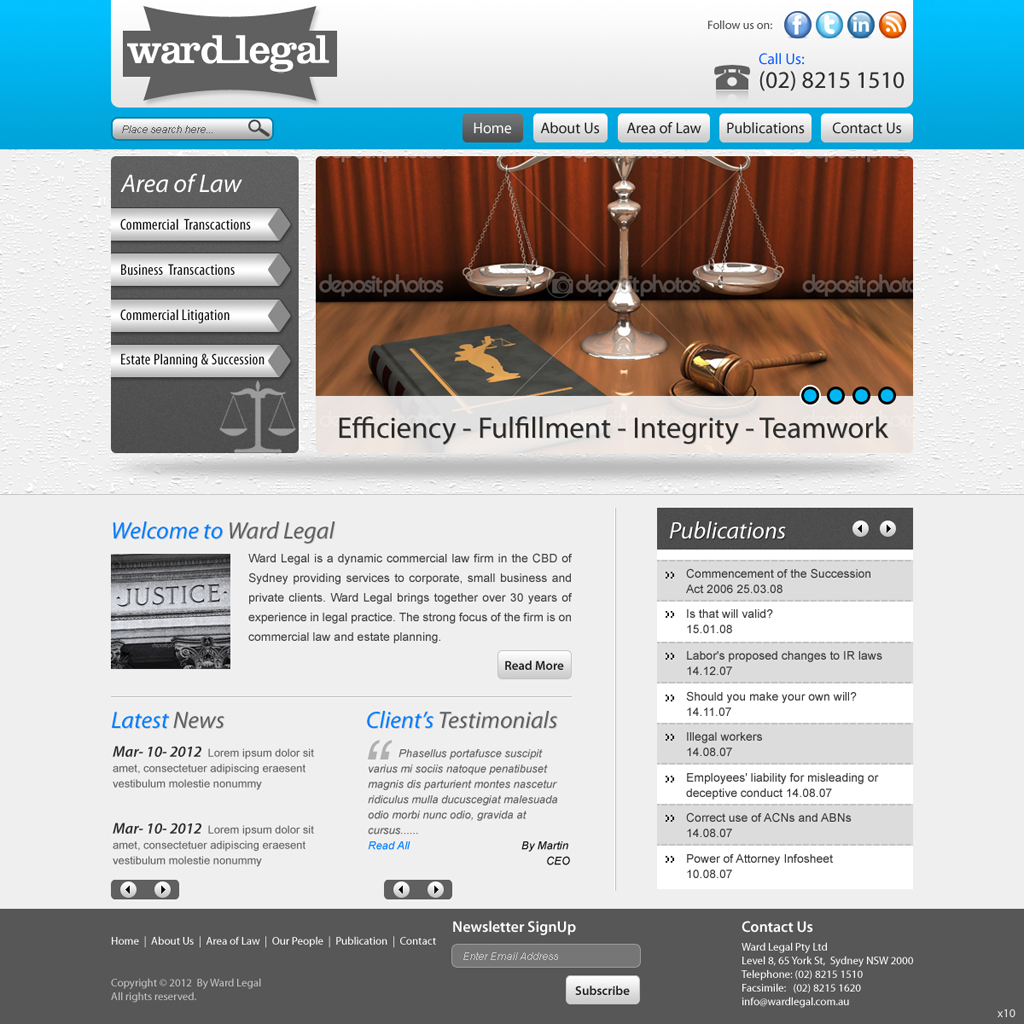 Web Design by pb for this project | Design #665055