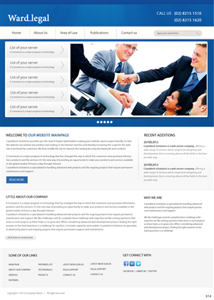Web Design by pb for this project | Design: #665061