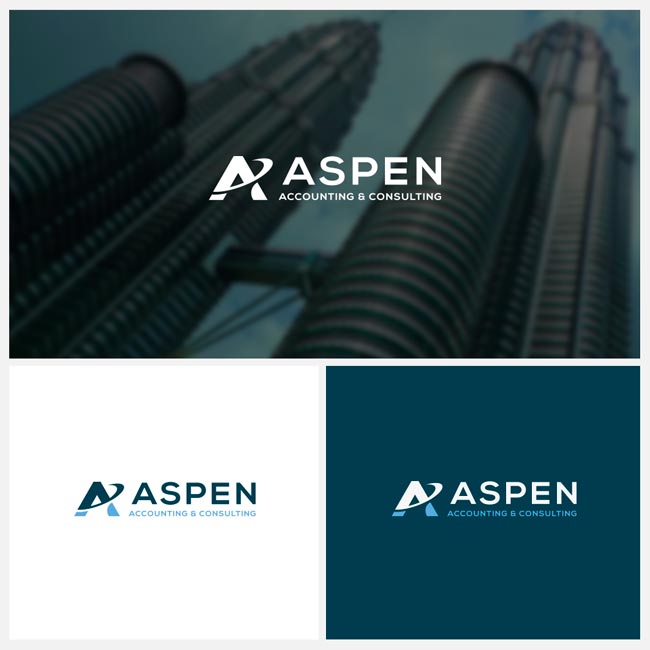 Logo Design by madeli for Aspen Accounting & Consulting | Design #18588370