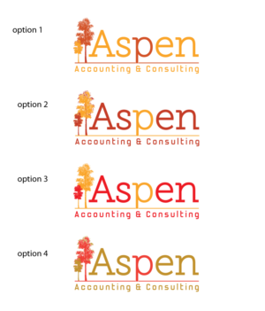 Logo-Design von Black Stallions Impressive Solutions für Aspen Accounting & Consulting | Design #18604152