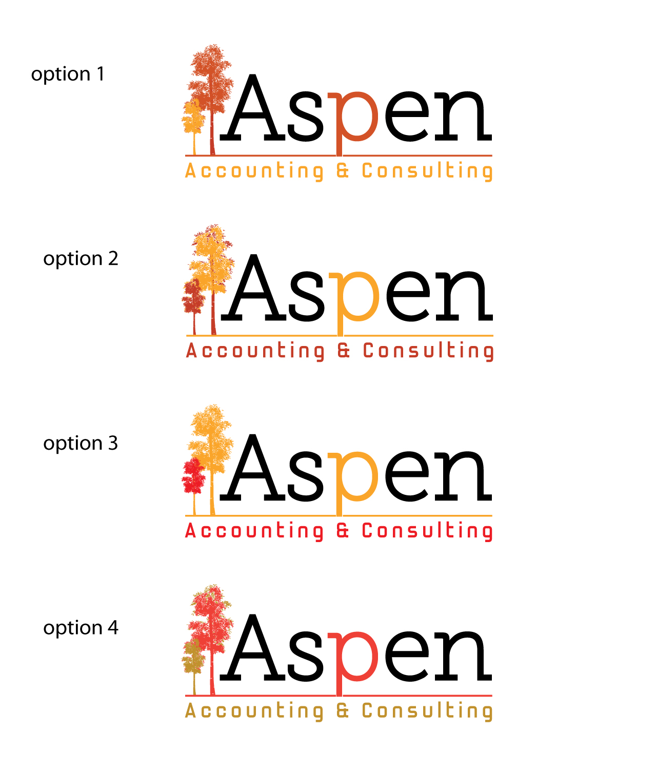 Logo Design by Impressive Solutions for Aspen Accounting & Consulting | Design #18612448