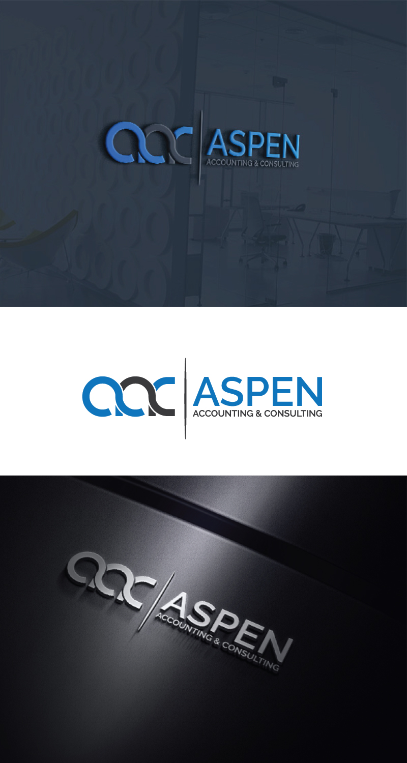 Logo Design by @m for Aspen Accounting & Consulting | Design #18589817
