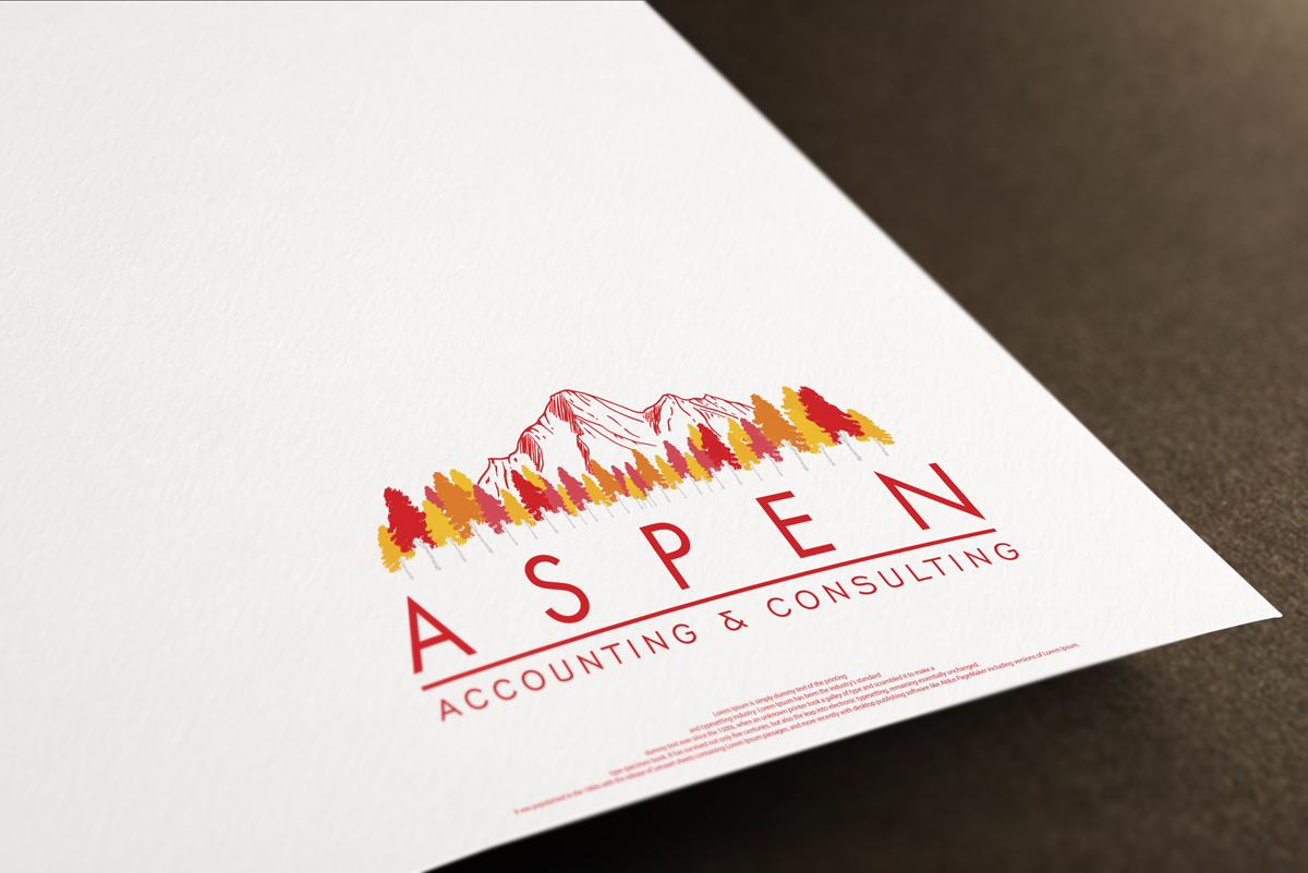 Logo Design by LogoFrenzy for Aspen Accounting & Consulting | Design: #18627328