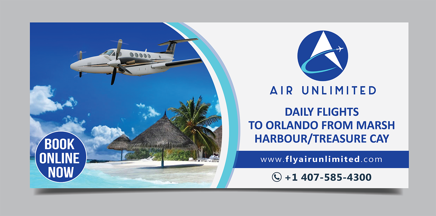 Diseño De Banner Publicitario por alex989 para Air Unlimited | Diseño #18601803