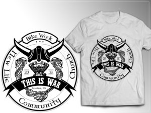 Bike Week 2018 Shirt Design for New Life Community Church | Design de T-shirt par Tomi and Edó
