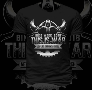 Bike Week 2018 Shirt Design for New Life Community Church | T-shirt Design by Bayu_susilo