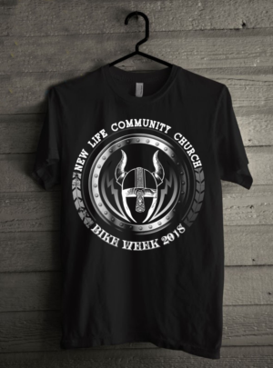 Bike Week 2018 Shirt Design for New Life Community Church | T-shirt Design by creative gravity