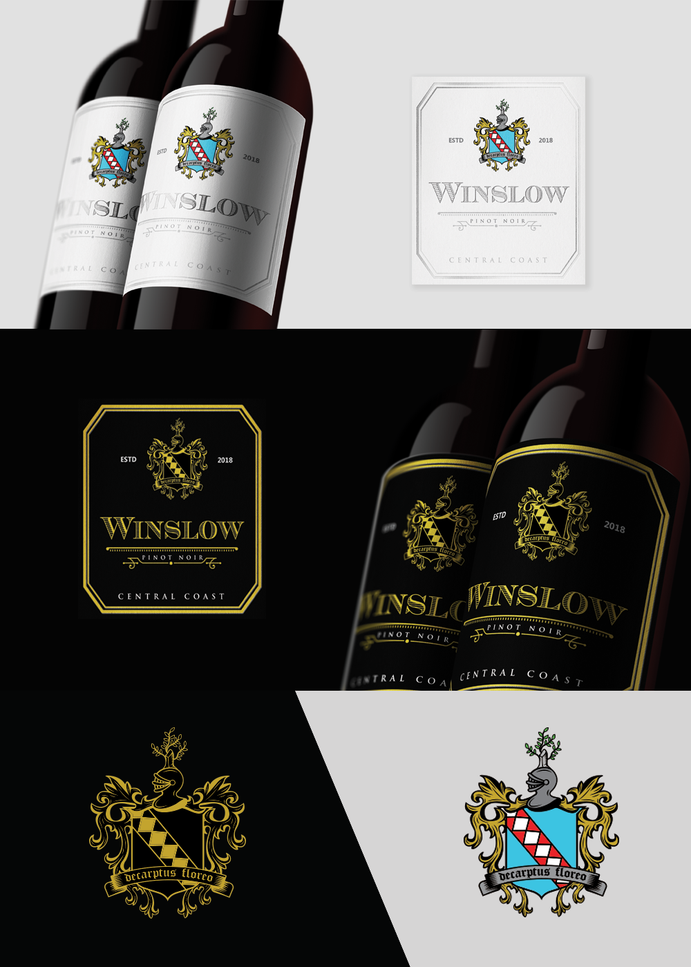 Logo Design by NenadM for Winslow's Family Vineyard | Design: #18723897