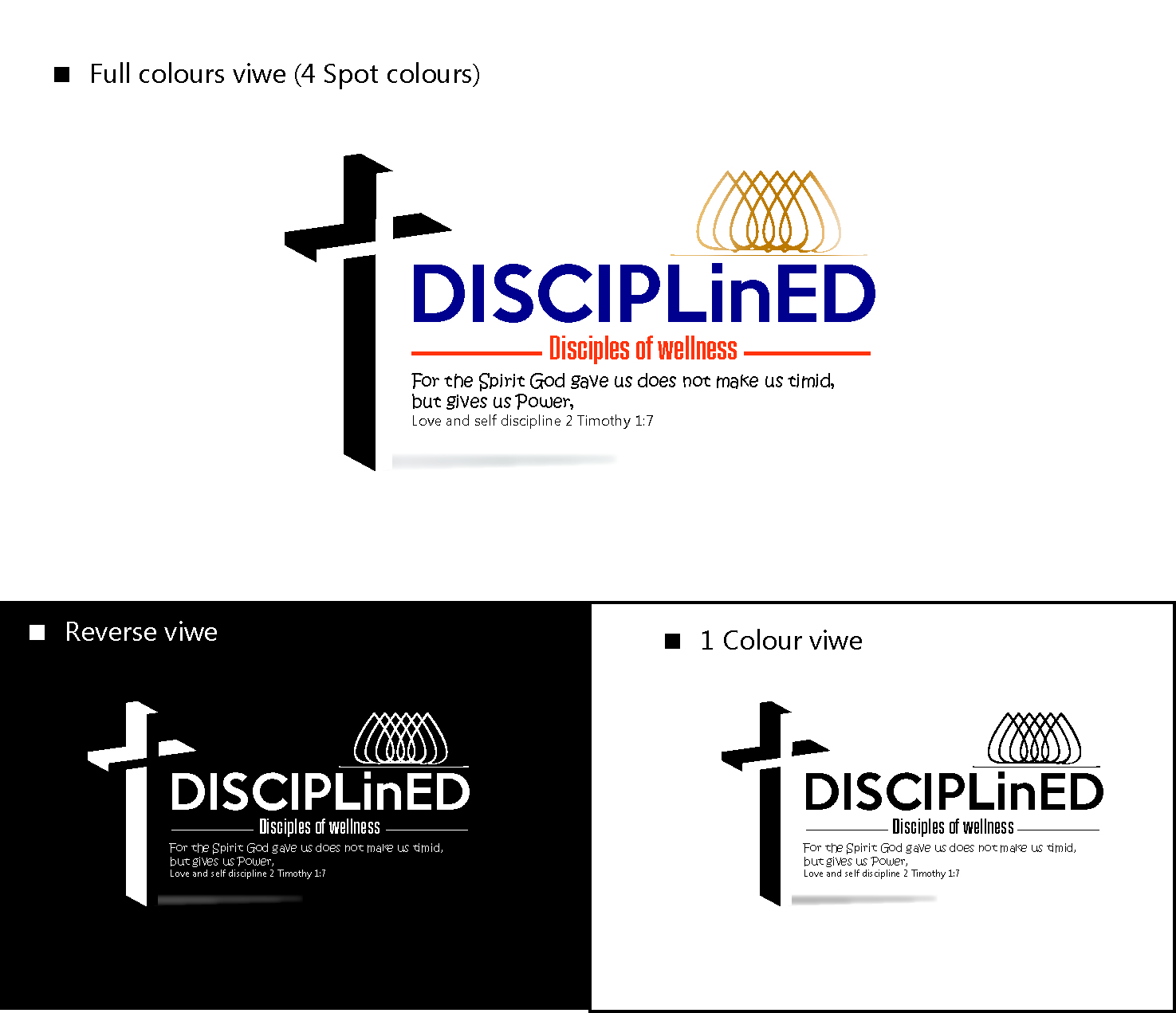 Logo Design by art  X for Be DISCIPLinEd  | Design #18658580