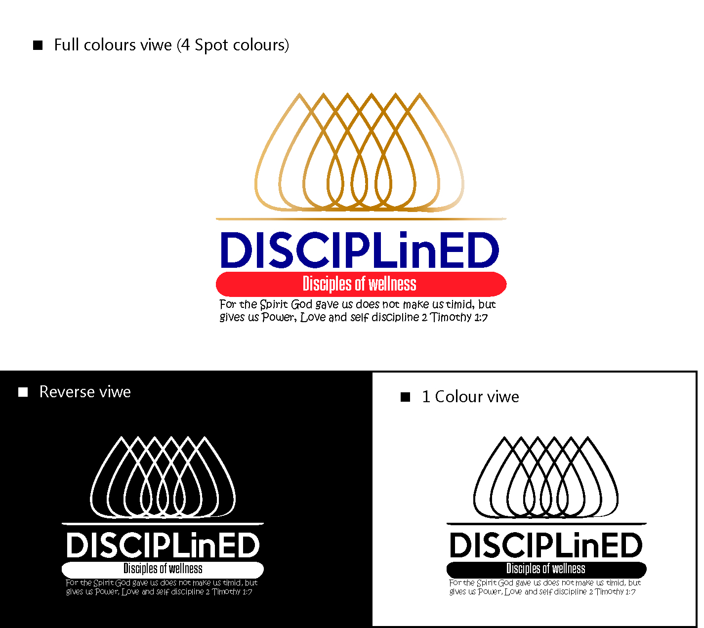 Logo-Design von art  X für Be DISCIPLinEd  | Design #18658617