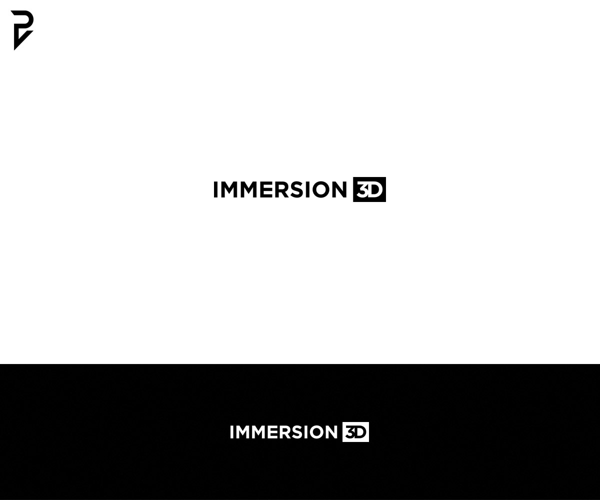 Logo Design by poisonvectors for Immersion 3D | Design #18599594
