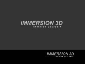 Logo Design by ArtCreative for Immersion 3D | Design: #18681139