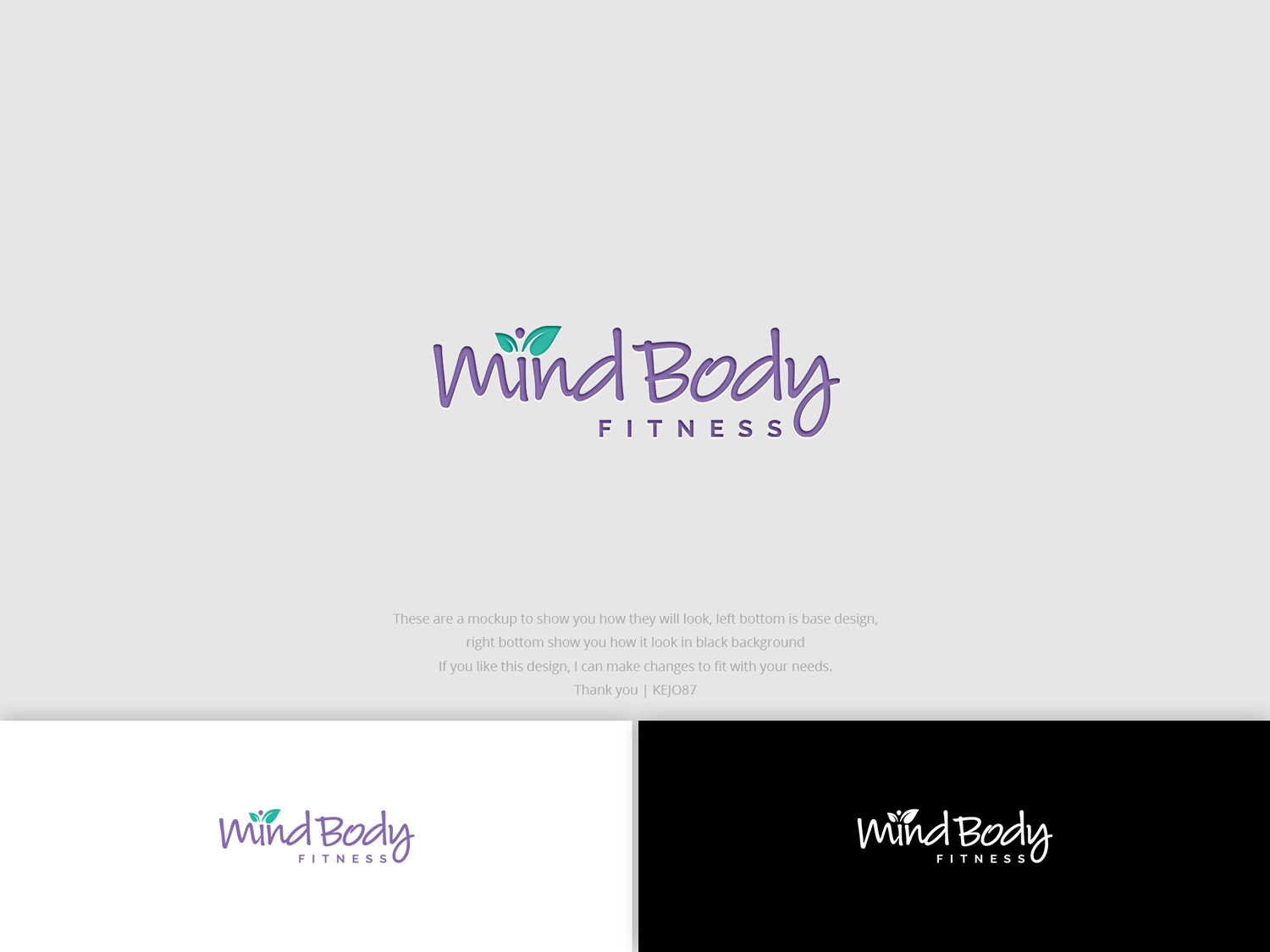 Logo-Design von Kejo87 für MindBody Fitness | Design #18618988