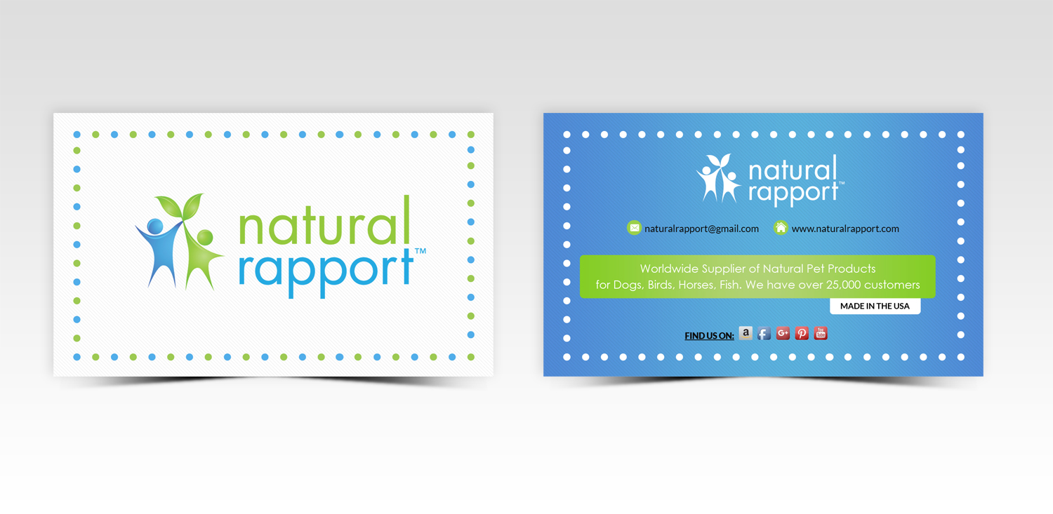 Business Card Design by Pointless Pixels India for Natural Pet Innovations | Design #18598763