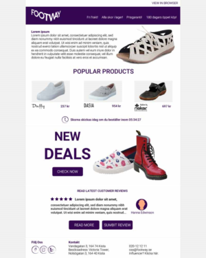 Email Marketing Design by Sharad