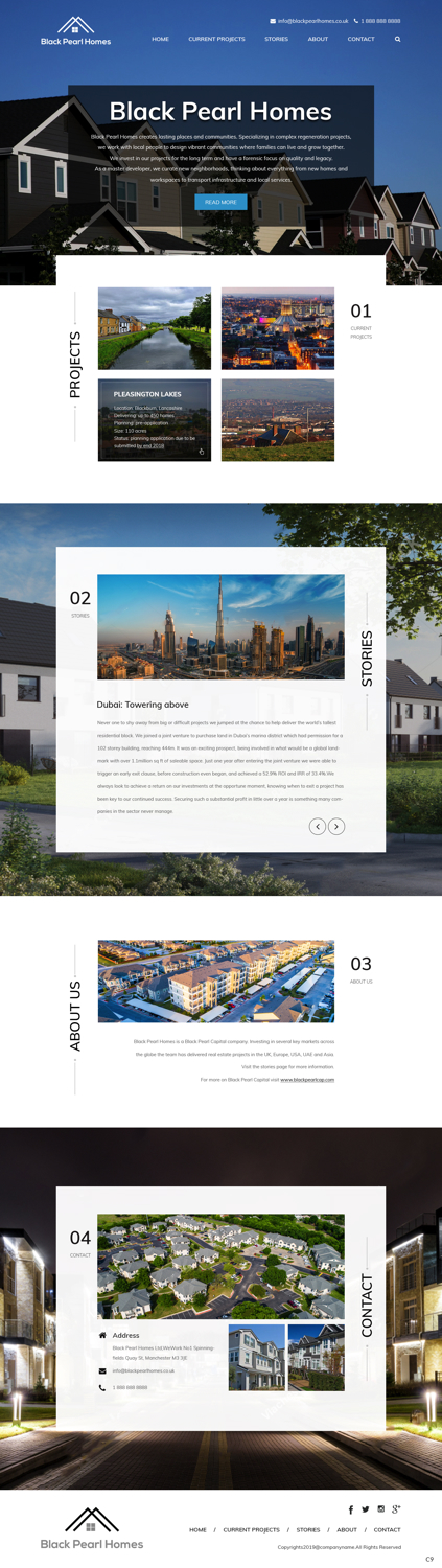 Web Design by pb for this project | Design #21011801