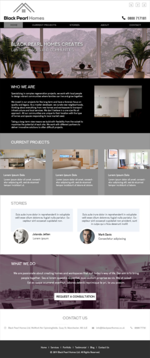 Web Design by Steven Donea for this project | Design: #21062818