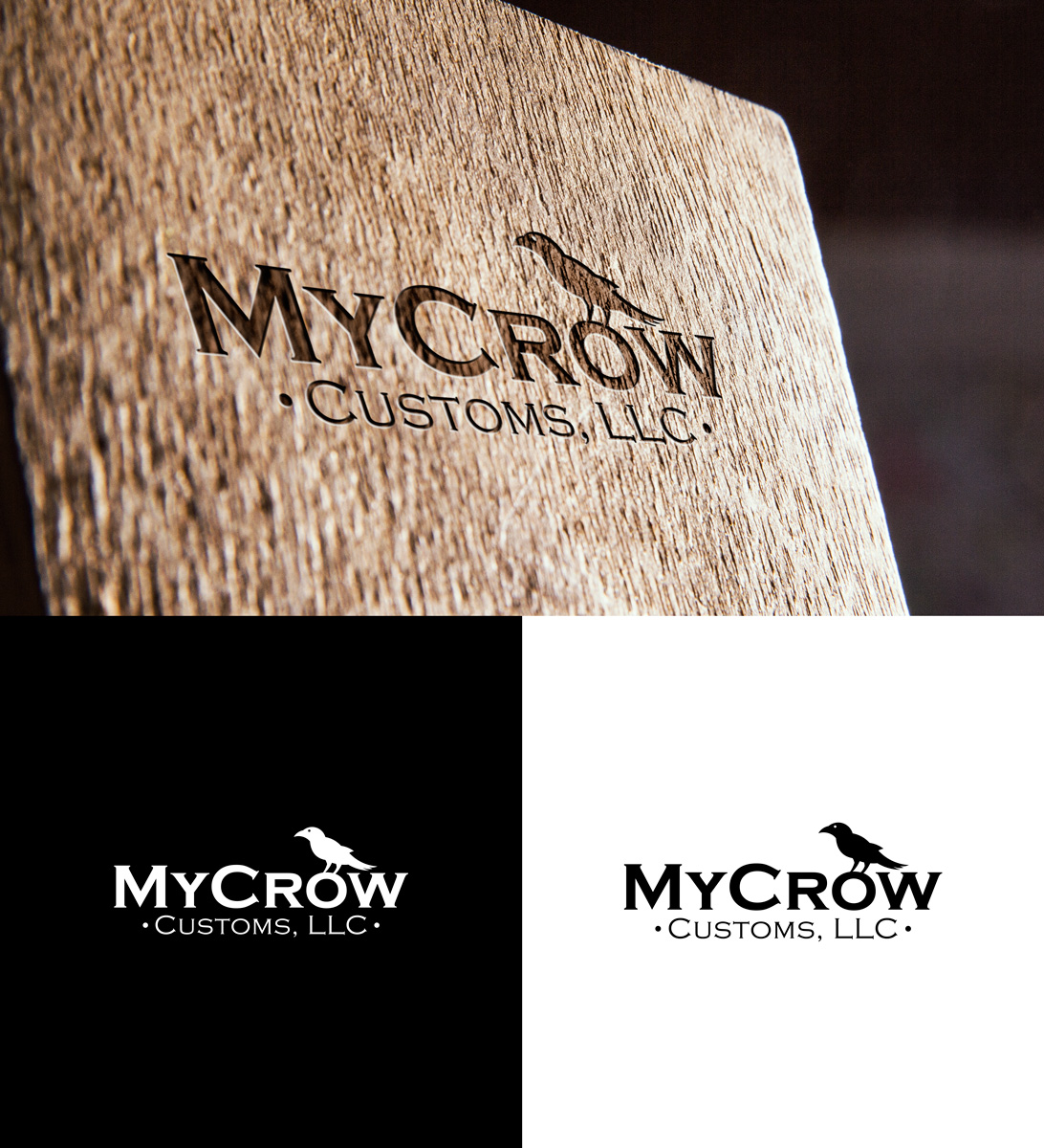 Diseño de Logo por lionx para MyCrow Customs,LLC | Diseño #18601837