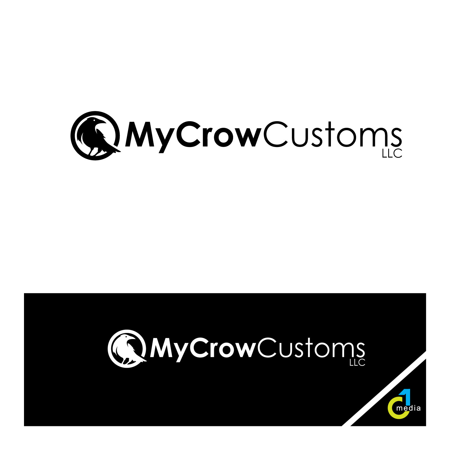 Logo Design by C1 Media for MyCrow Customs,LLC | Design #18603026
