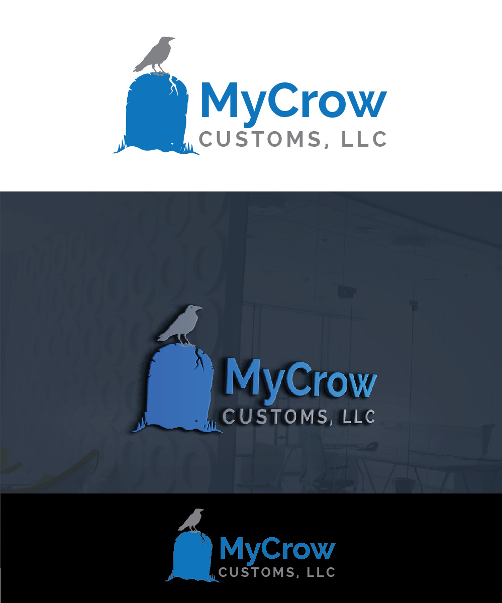 Logo Design by Isnah Logo for MyCrow Customs,LLC | Design #18611834