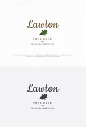 Logo-Design von somani für Lawton Tree Care, LLC | Design: #18602161