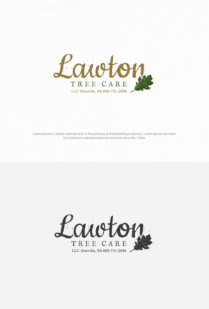 Logo-Design von somani für Lawton Tree Care, LLC | Design: #18602162
